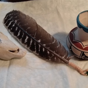 Prayer Feather for Smudging - Native Made