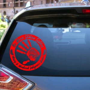 MMIW Awareness - No More Stolen Sisters Vinyl Decal