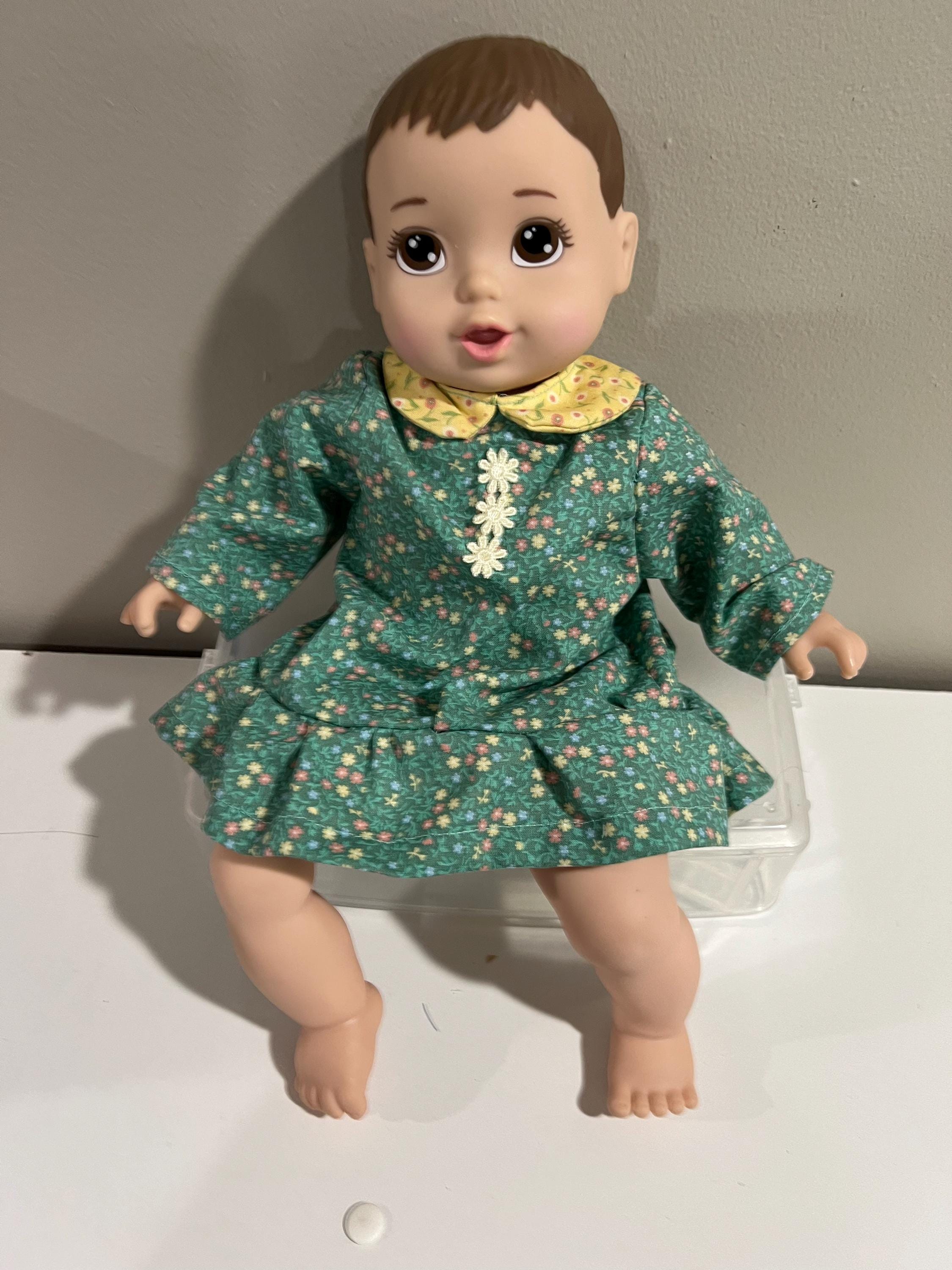 green doll dress Pretty for 14