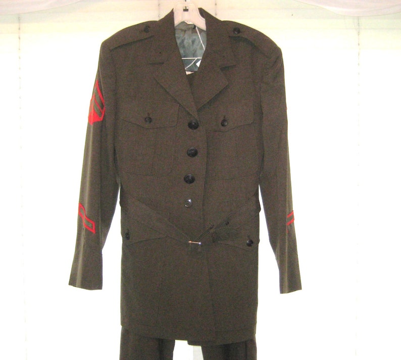 70s Military Uniform Marine Uniform Vintage Military Uniform Etsy