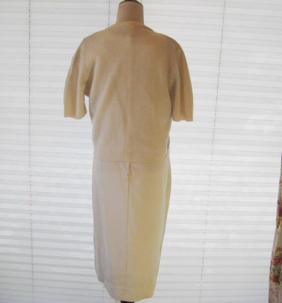 Off White linen shift dress, straight a-line dres… - image 3