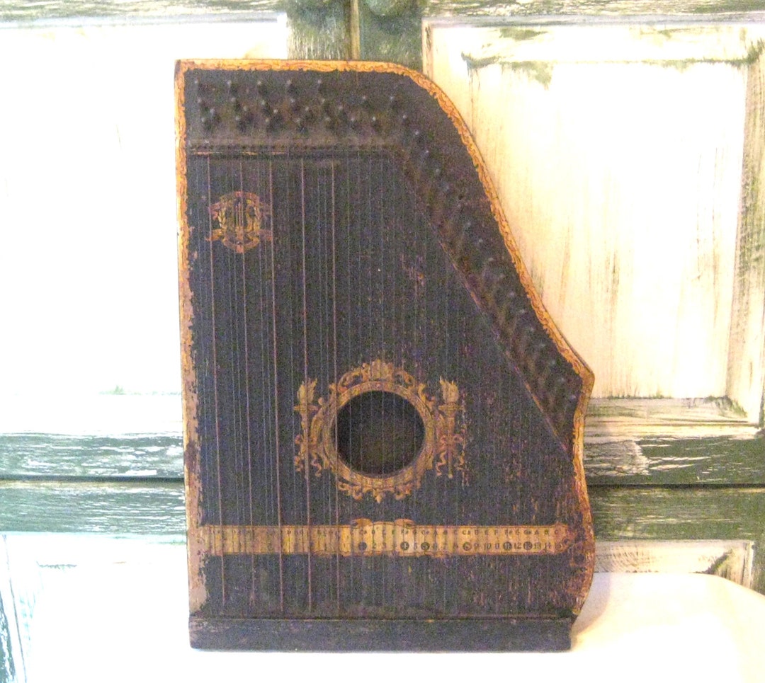 アンティーク オート ハープ 木製 1800年代後半 楽器 アメリカ 【公式