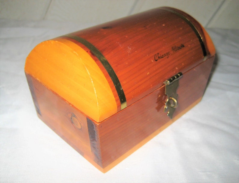 wooden toy box with hinged lid