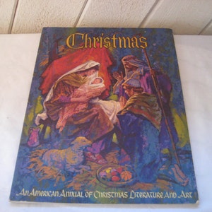 Large Christmas book, history of Christmas, literature and art, Christmas story, 1970