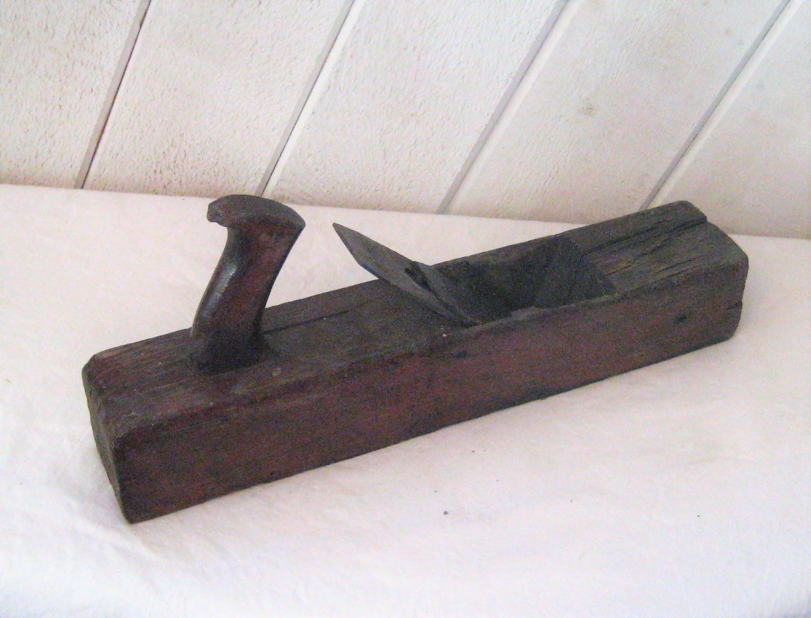 Antique Large Wood Planer Rustic Distressed Wood Working Etsy