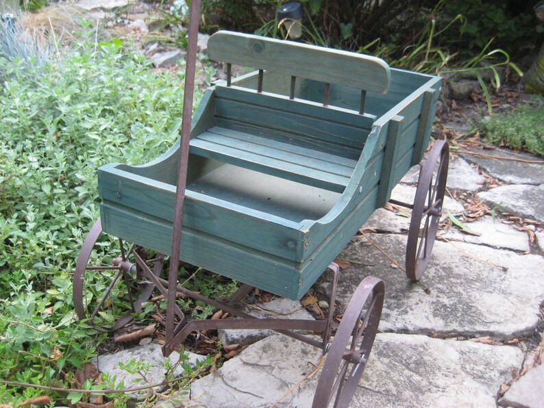 Vintage Garden Cart Wagon Planter Garden Art Etsy