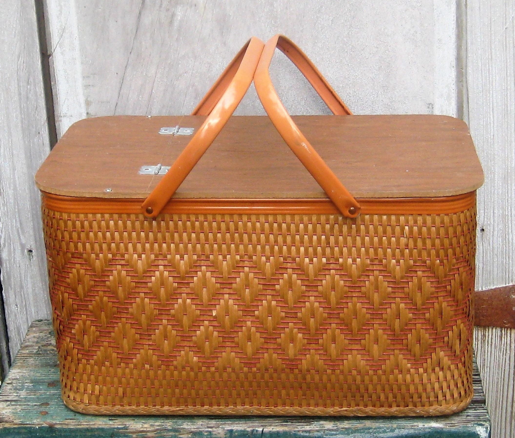 antique picnic baskets for sale