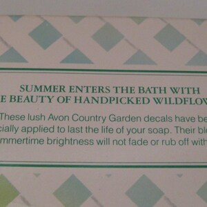 Vintage Avon soaps, Hostess sets, Butterflies Blossoms, Country Garden, Touch of Roses, mid century 50s 60s, fragrant bathroom decor image 8