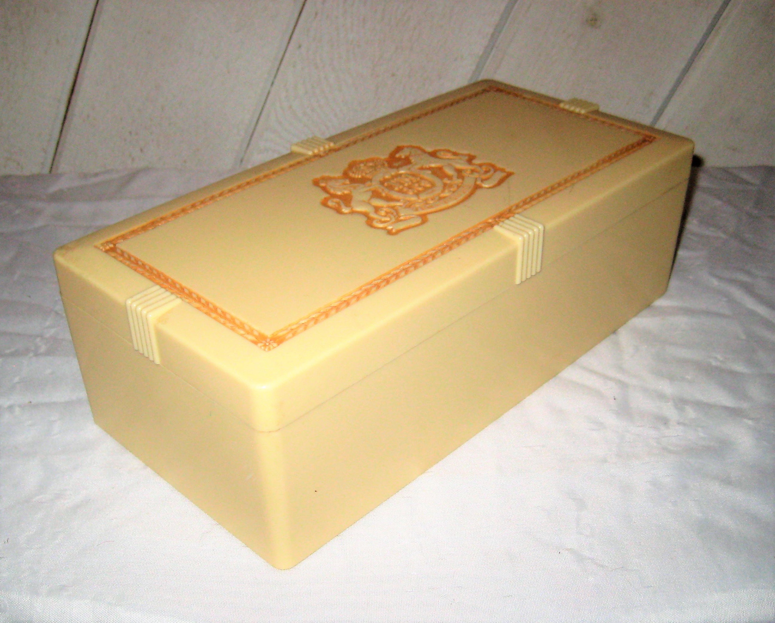 Vintage Empty Cigar Box, Cigarette Case, PM & CO, Veni-vidi-vici