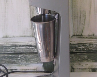 Vintage Drink Mixer Machine Milk Shake Maker Large Industrial Machine Hamilton Beach Made in USA 60s 70s Silver Brown Barware Etsy
