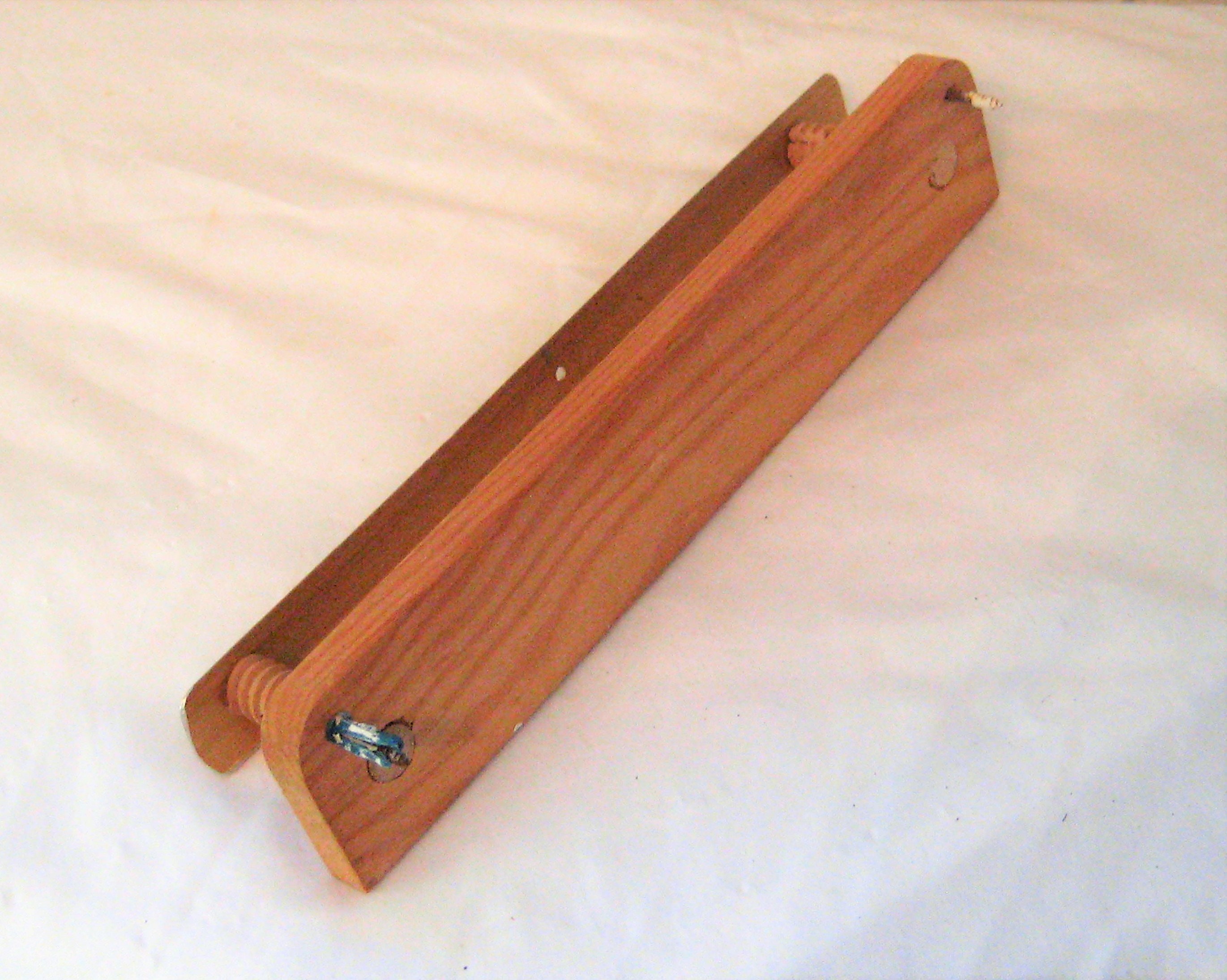 Estante de madera vintage y metal estante de cinturón | Etsy