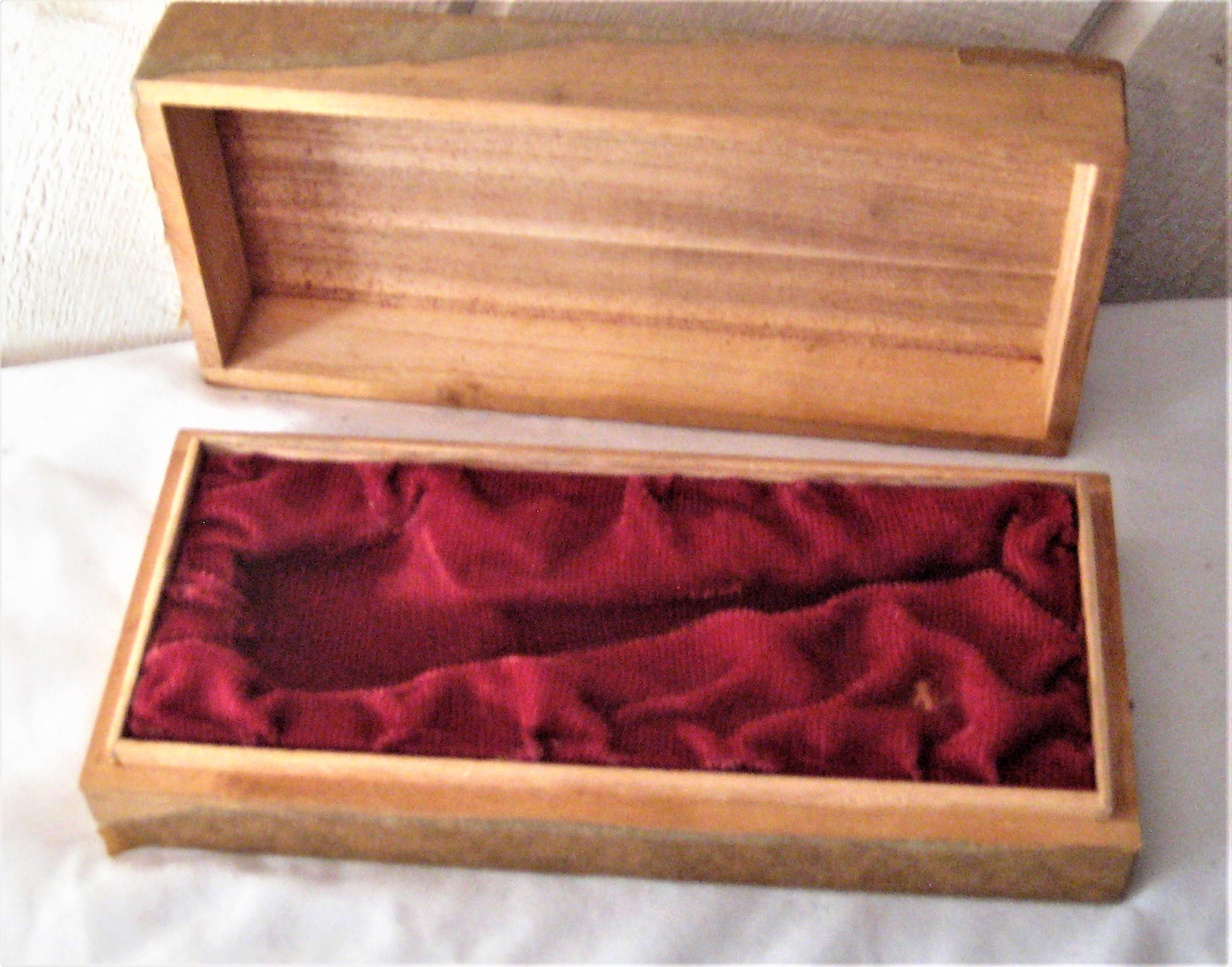 Wood Tobacco Pipe Box Estate Pipe Storage Rustic Distressed Etsy