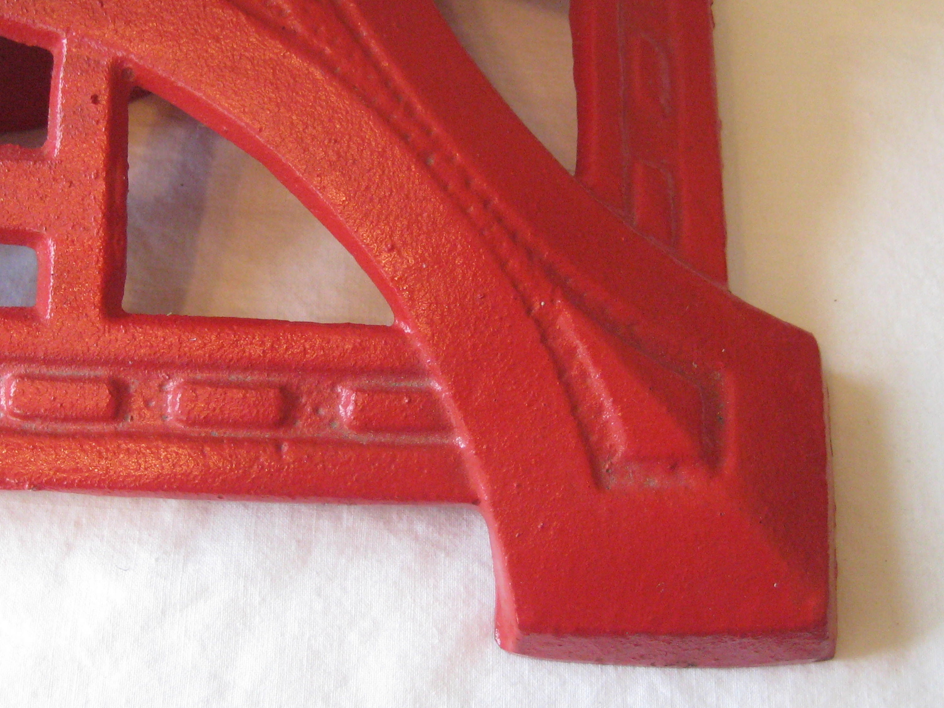 Antique Christmas Tree Stand Vintage Cast Iron Red Tree Etsy Canada