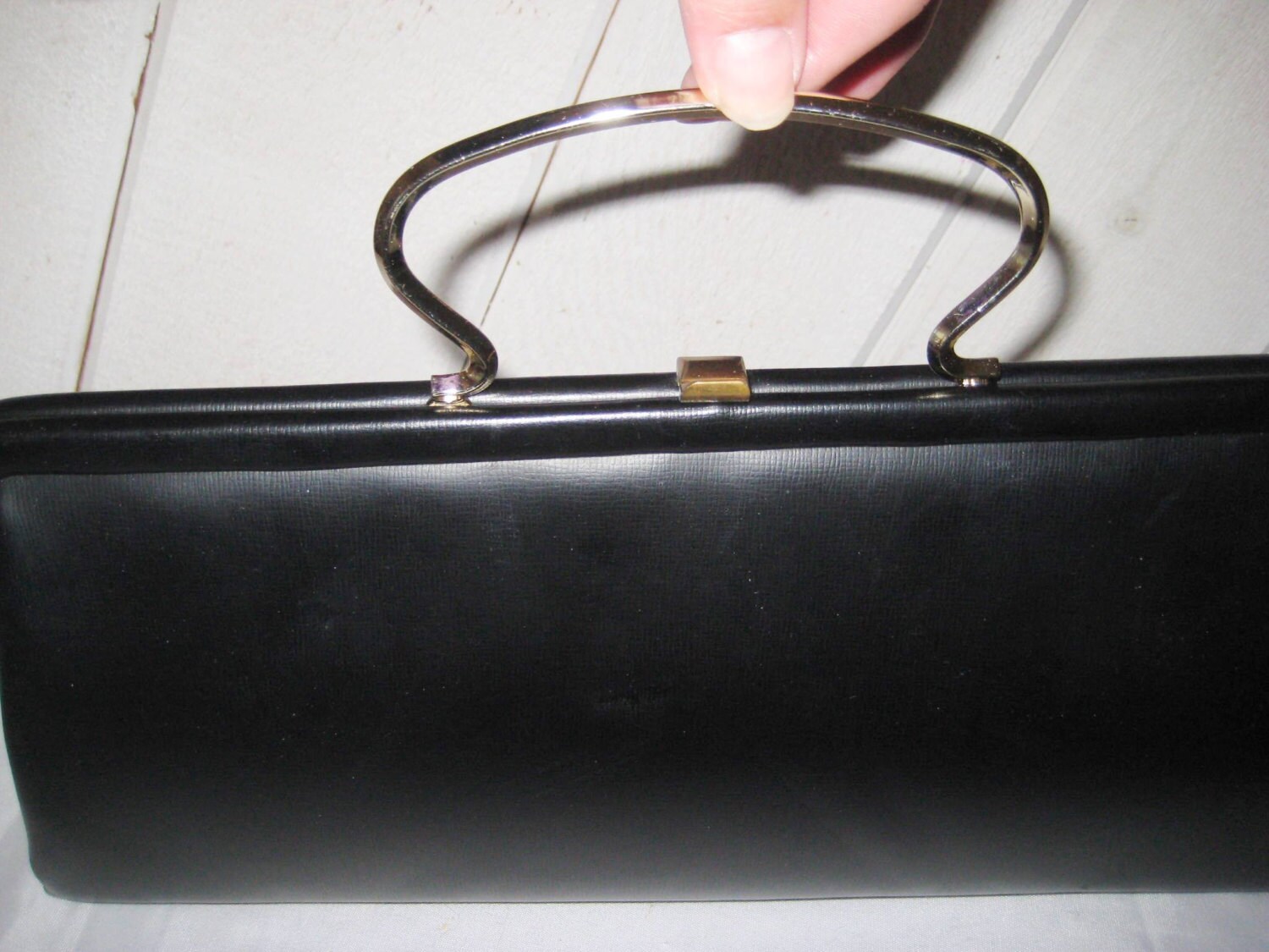 dark navy evening bag