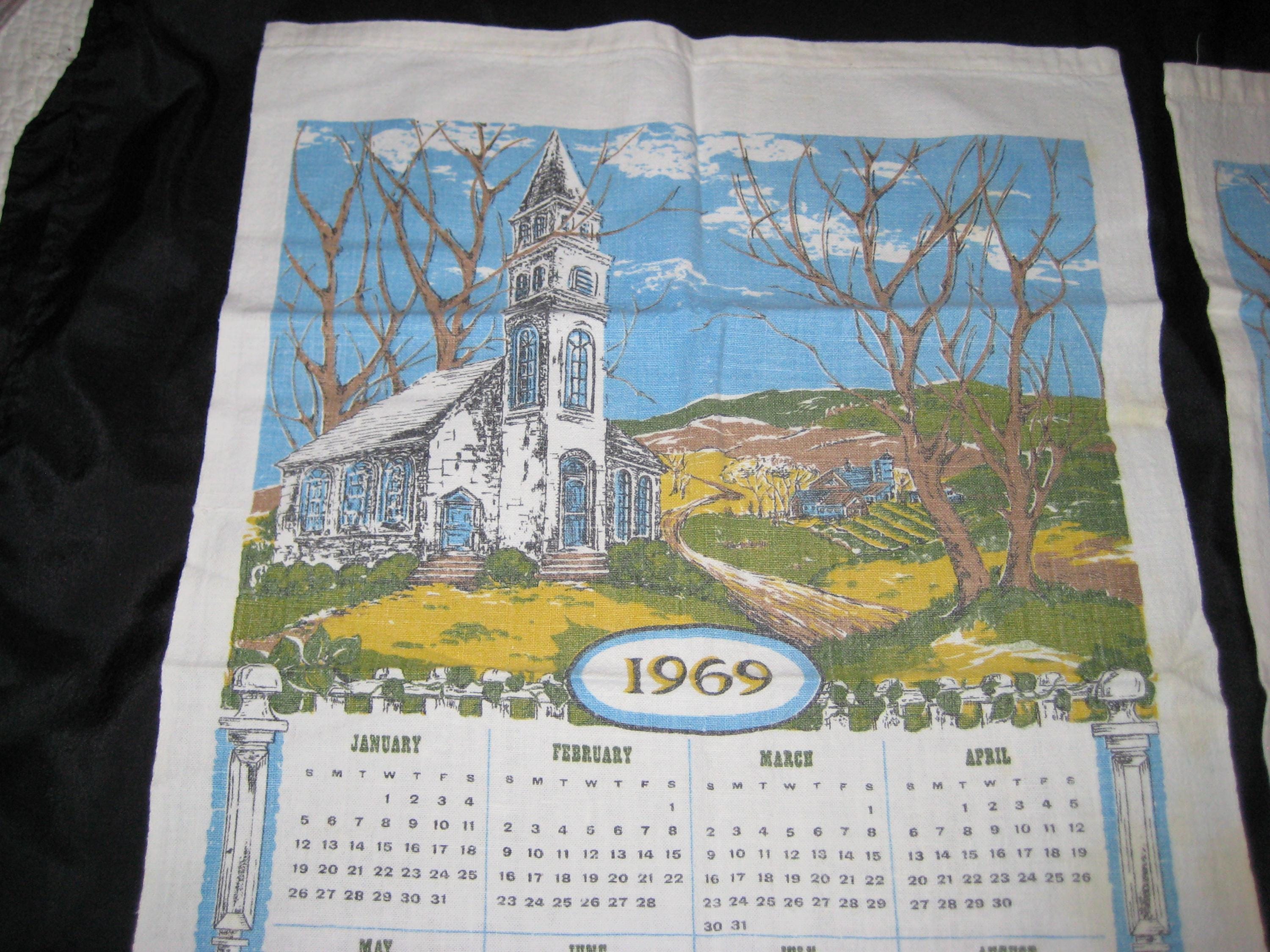 1969 calendar - Etsy 日本