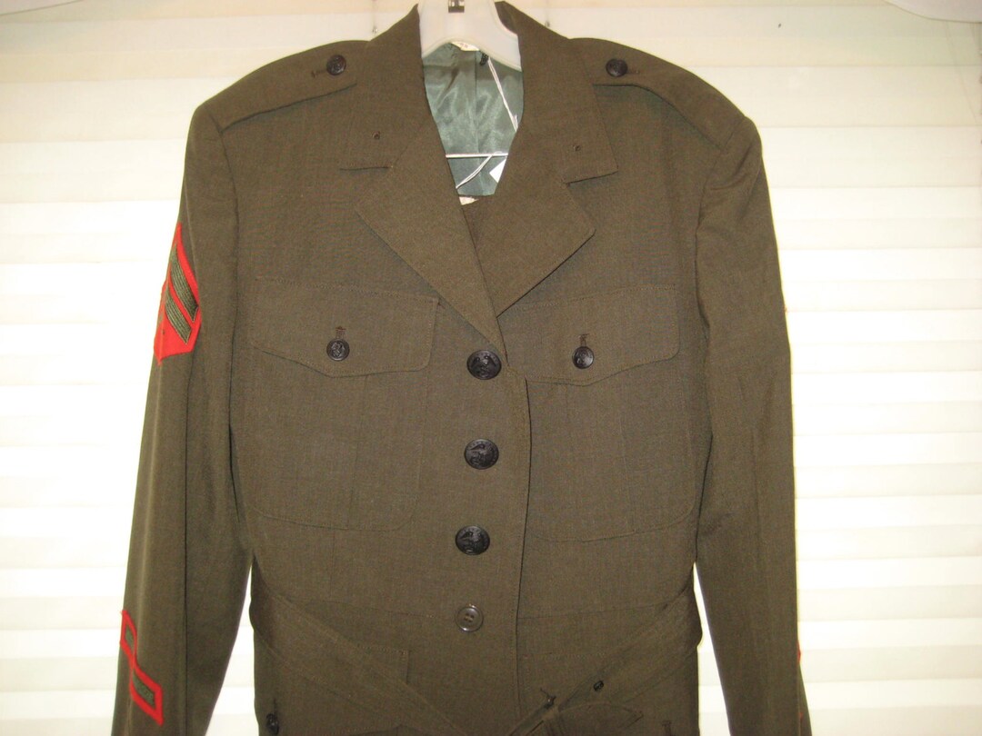 70s Military Uniform, Marine Uniform, Vintage Military Uniform Etsy