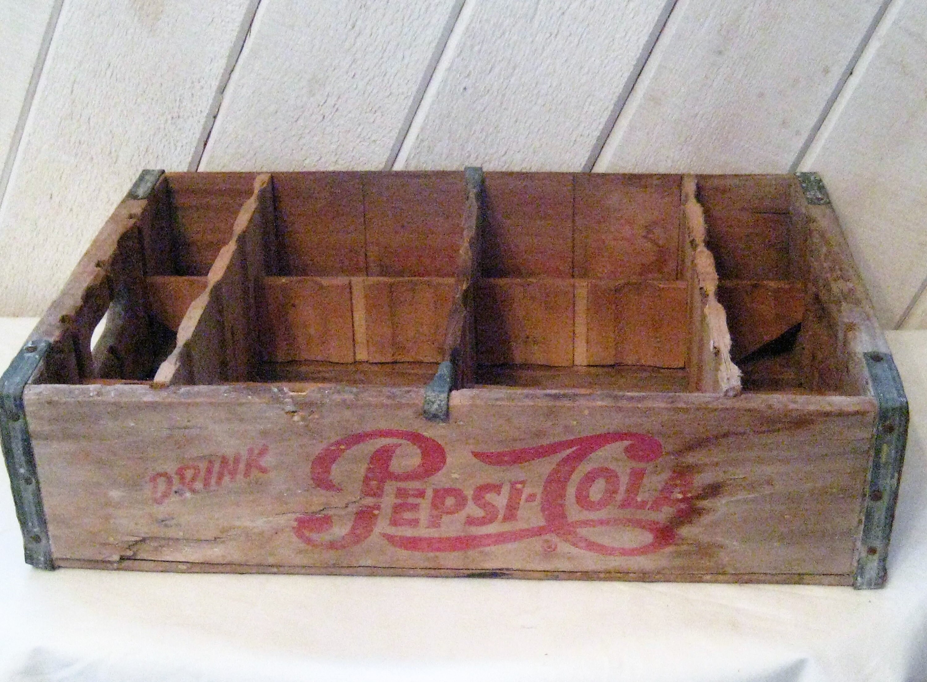 Caisse en bois antique de Pepsi Cola caisse pop de soude Etsy Caisse en bois antique de Pepsi Cola caisse pop de soude Etsy