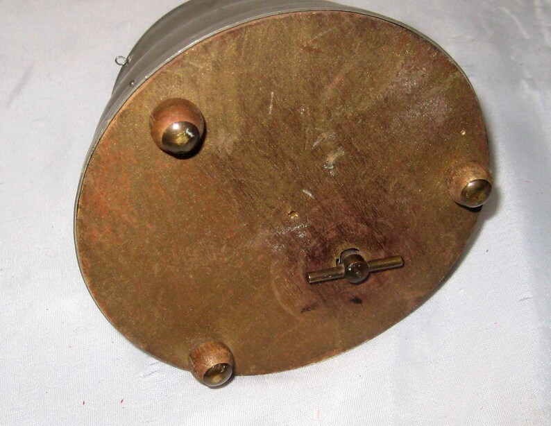 Round Alumunim Powder Music Box Metal Ring Trinket Box Etsy