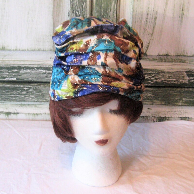 Vintage Stripe Bow Swimhat