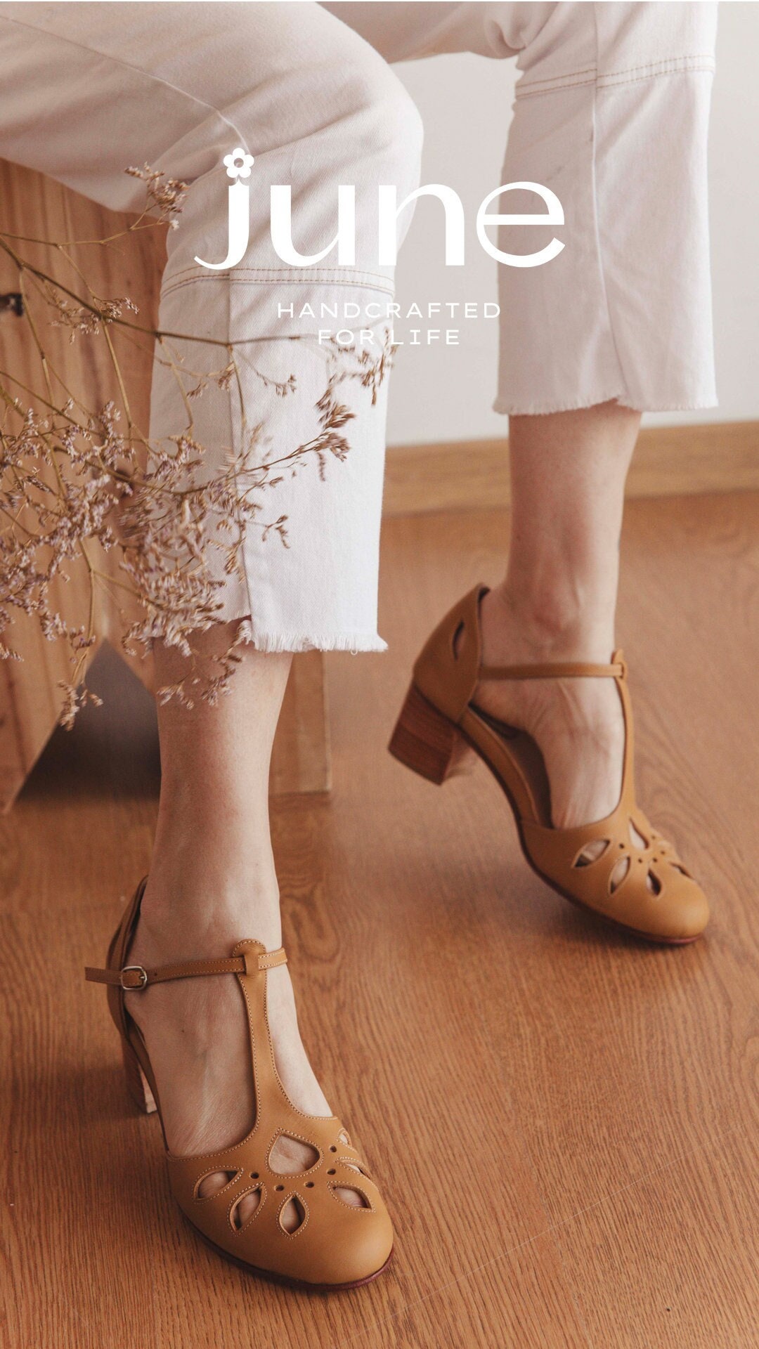 Leather Mary-Jane Shoes