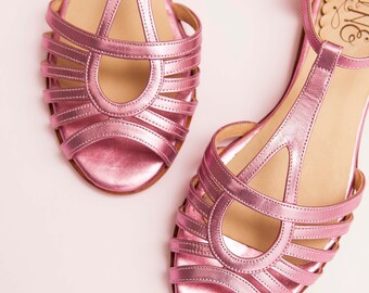 Alle Rose gold sandalen auf einen Blick