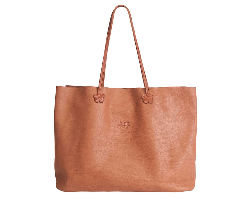 Leathergoods Purse Handmade in Argentina Beba Suela Light brown leather Tote Bag