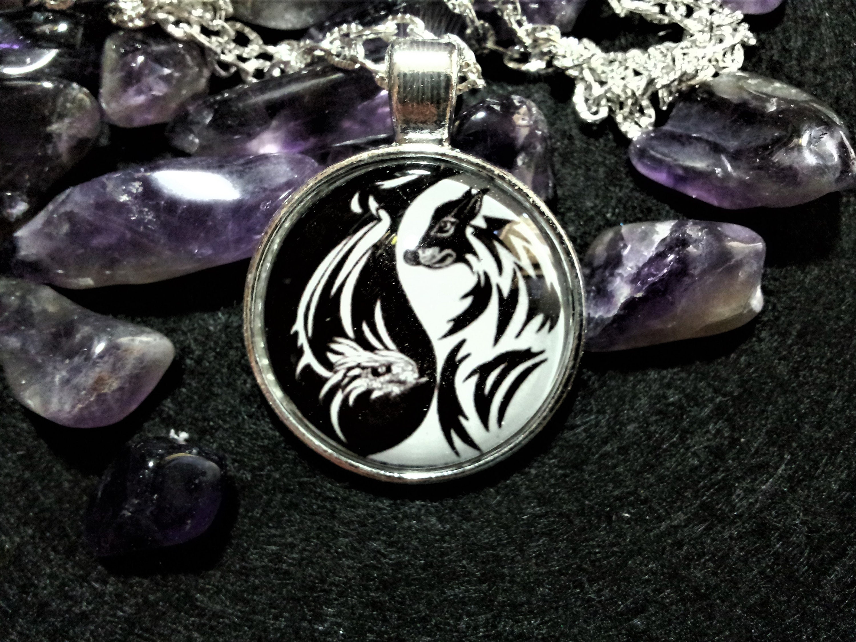 Dragon Wolf Necklace Jewelryunisex 