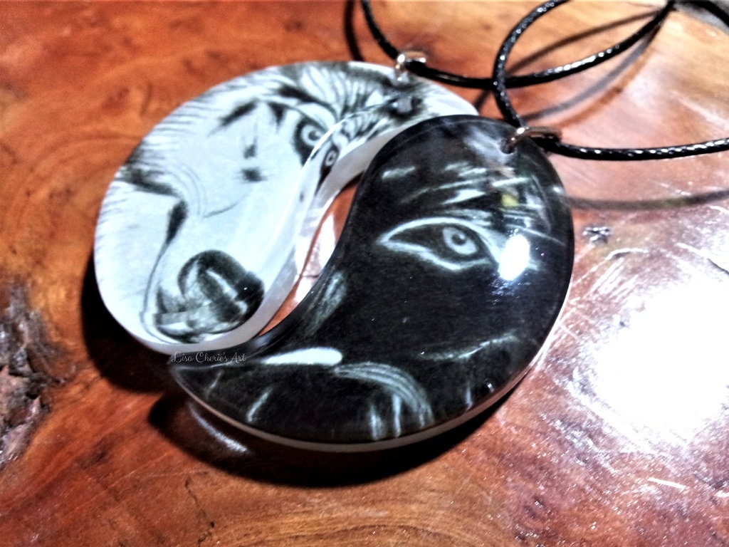 Wolf Friendship Necklaces Best Friends Anniversary Gift