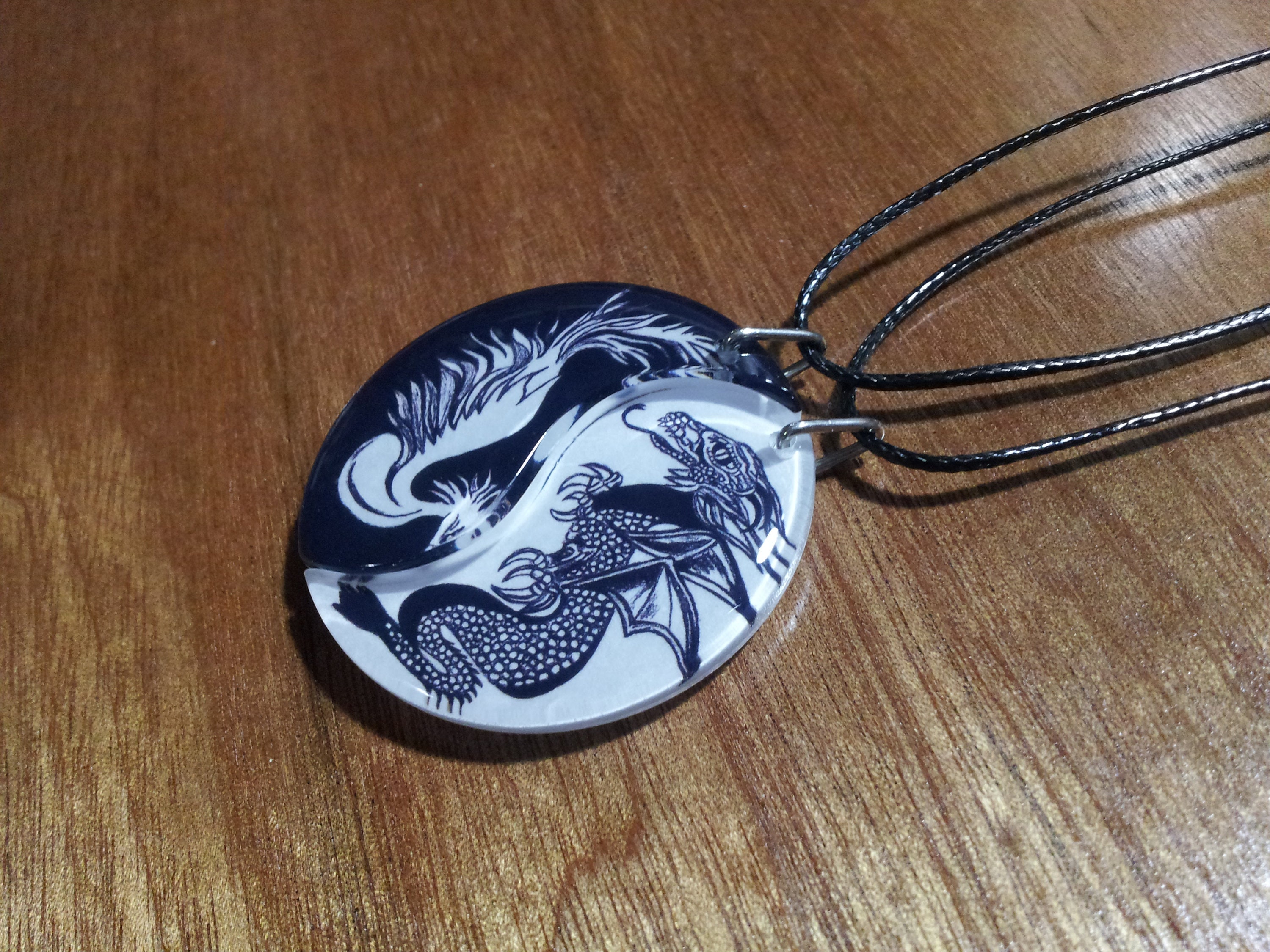 Phoenix and Dragon Friendship Necklaces Wedding Necklaces Etsy