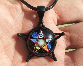 Pentacle Pendant: Wicca, Pentagram amulet