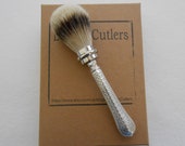 New Shaving Brush with Antique Silver Plated Handle Silvertip Badger Natural Bristles Wet Shaving Equipment Great Gifts by LondonCutlers