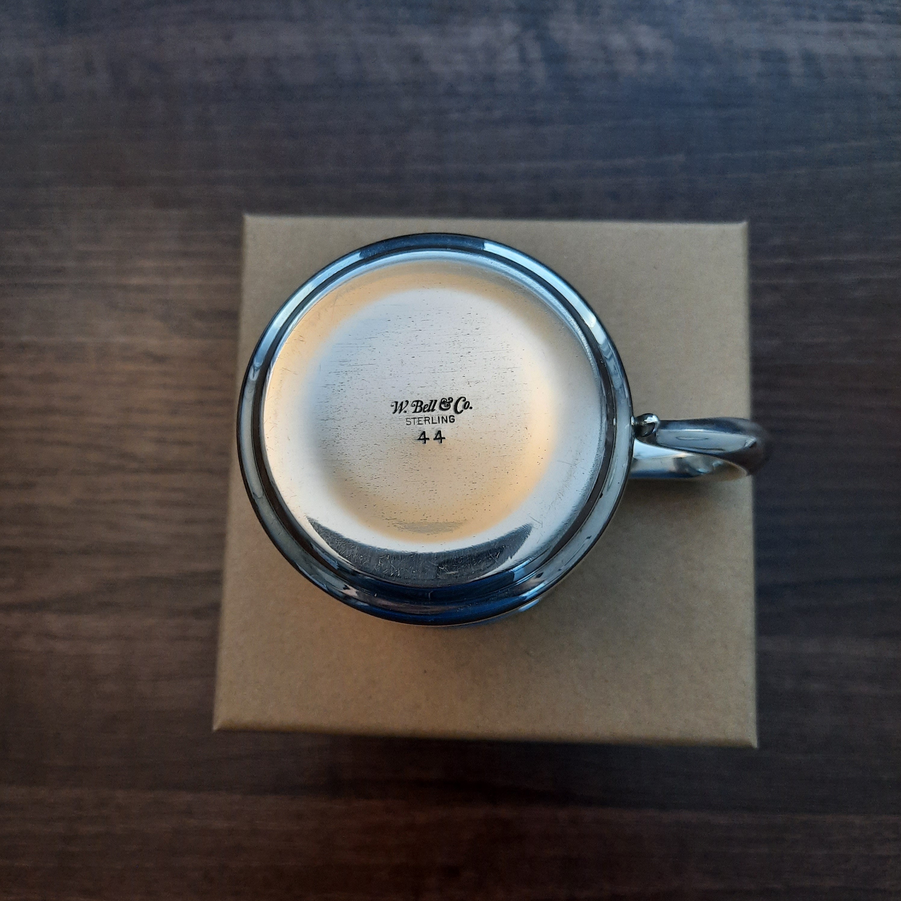 Small American Sterling Silver Cup Hallmarked W Bell & Co Small American Sterling Silver Cup Hallmarked W Bell & Co