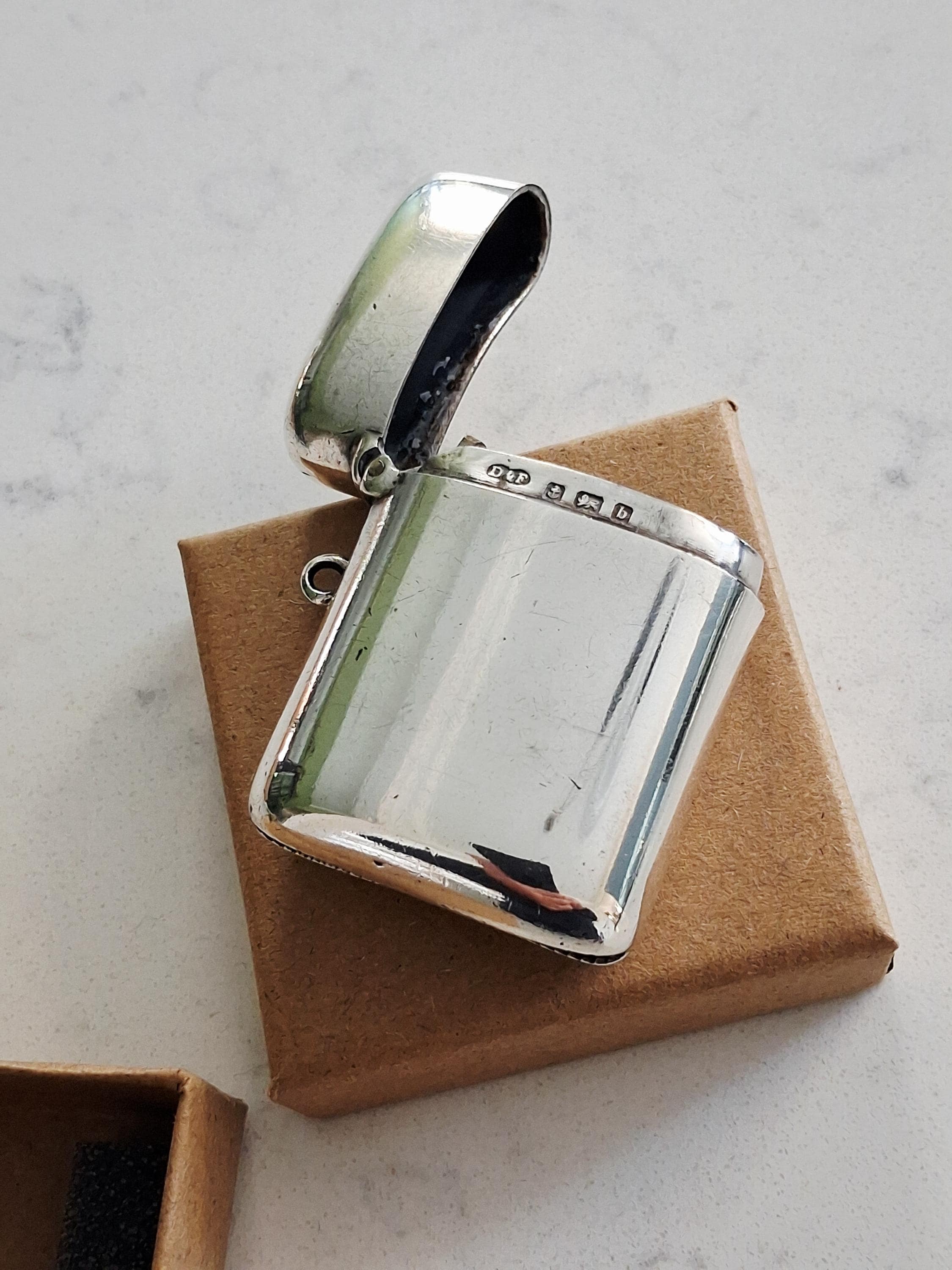 Sterling Silver Matchbox Holder - Etsy