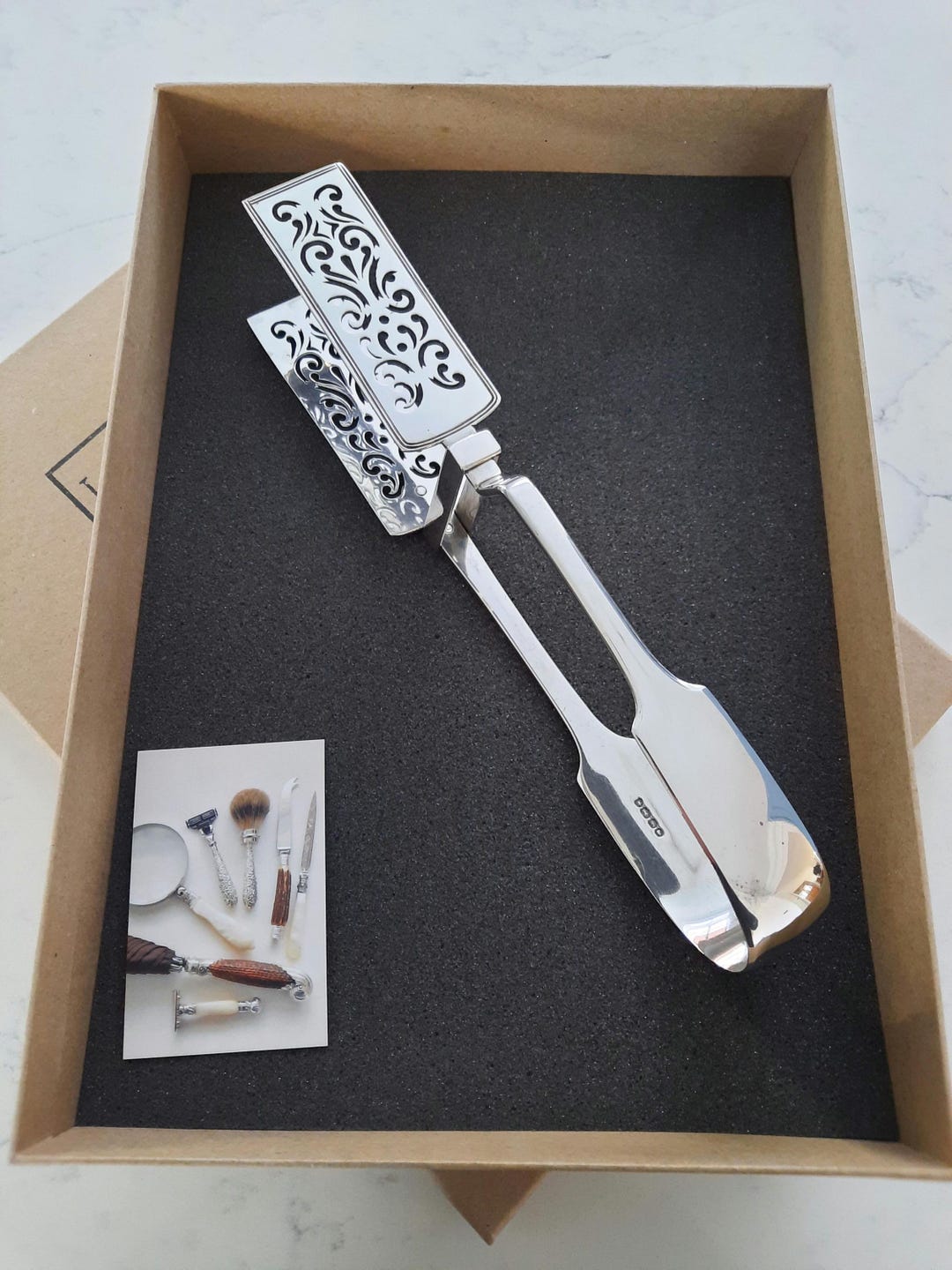 Asparagus Serving Tong in Sterling Silver Hallmarked London 1841 Lovely ...