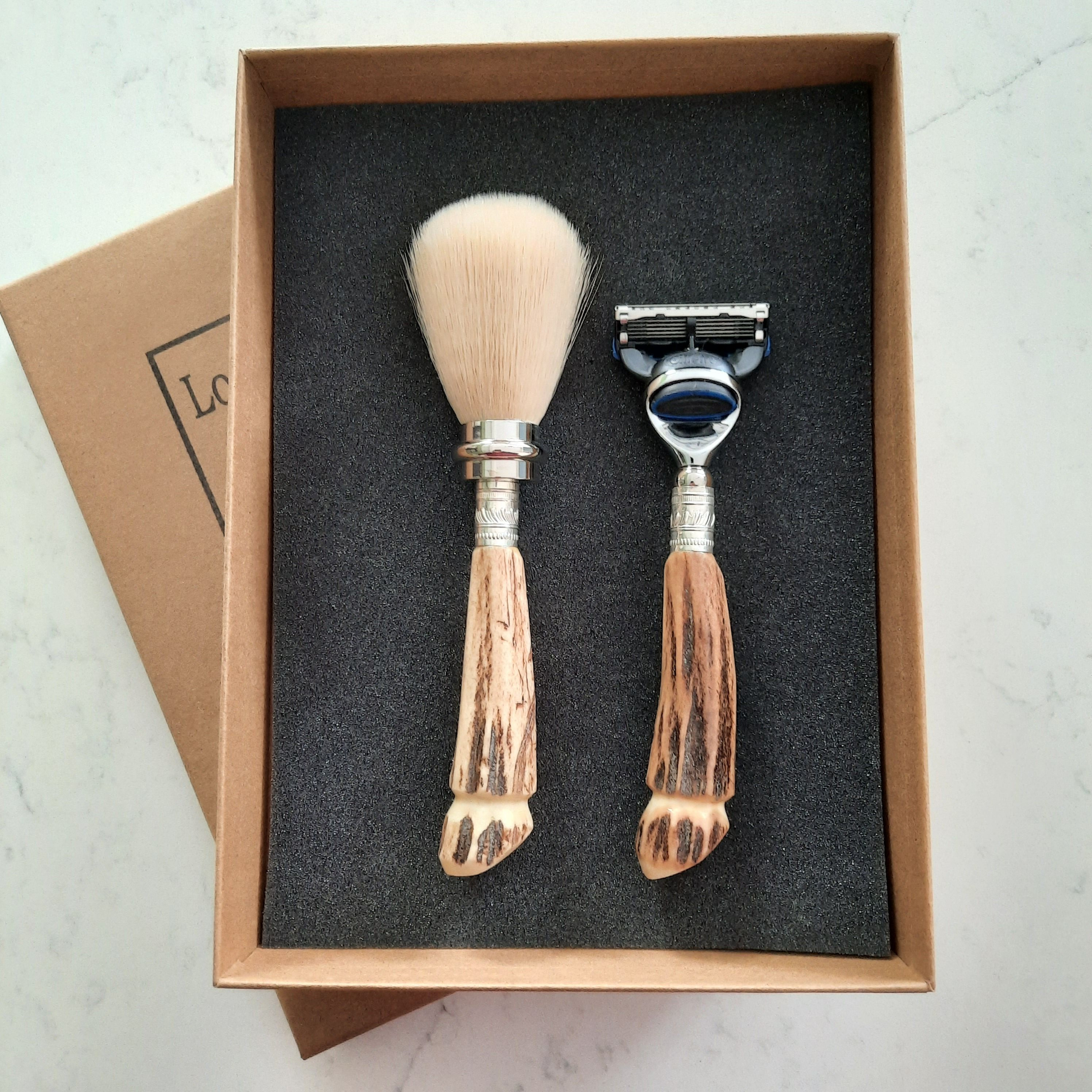 Shave brush wood handle synthetic - Etsy 日本