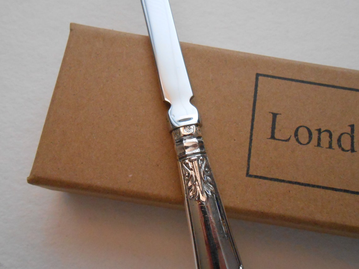 Paper Knife with Vintage Sterling Silver Handle circa 1840 New Etsy