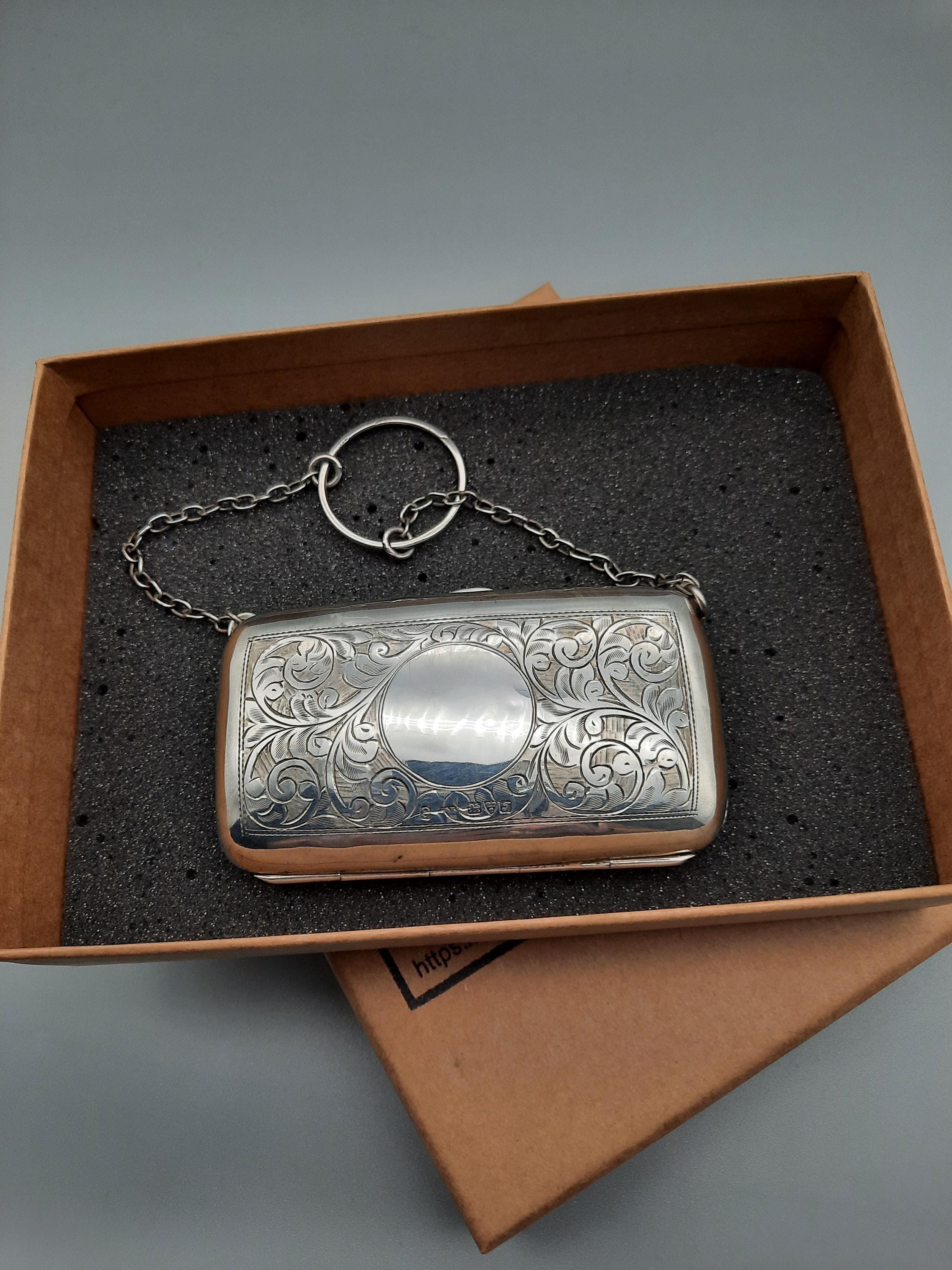 925 silver card case - Etsy 日本
