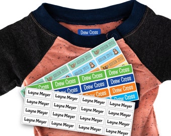 Iron on Clothing Labels - Name Labels for Clothing - Iron on Labels - Permanent Labels for Clothing