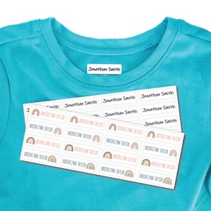 Iron on Labels - Clothing Labels - Washer and Dryer Safe