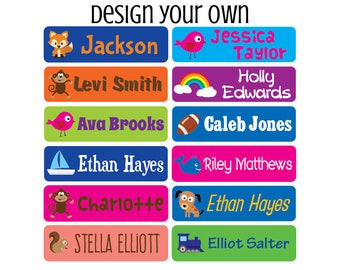 Name Label Etsy