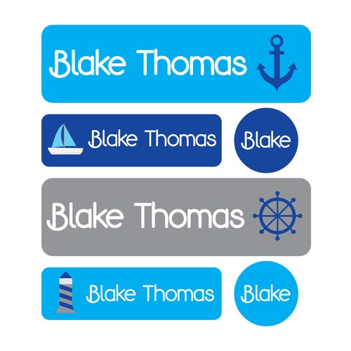 Daycare Pack - Set of 60 Labels - Baby bottle labels, Daycare Labels, Pacifier Labels, Dishwasher safe labels - Pre-made Design