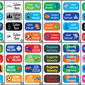 Clothing Tag Labels Daycare Clothing Labels Dishwasher Safe Labels Pick Your Theme image 5