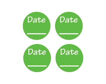 320 Removable Date Labels