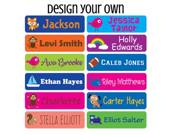 Daycare Labels - Dishwasher safe Labels- Waterproof Labels - Name Labels - Customized Labels - Name Stickers - School Supply Labels