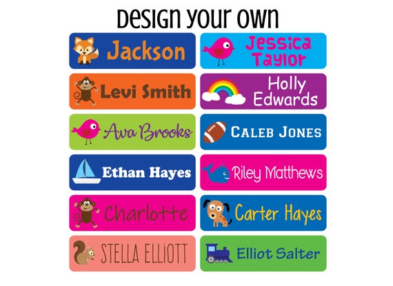 Daycare Labels - Dishwasher safe Labels- Waterproof Labels - Name Labels - Customized Labels - Name Stickers - School Supply Labels