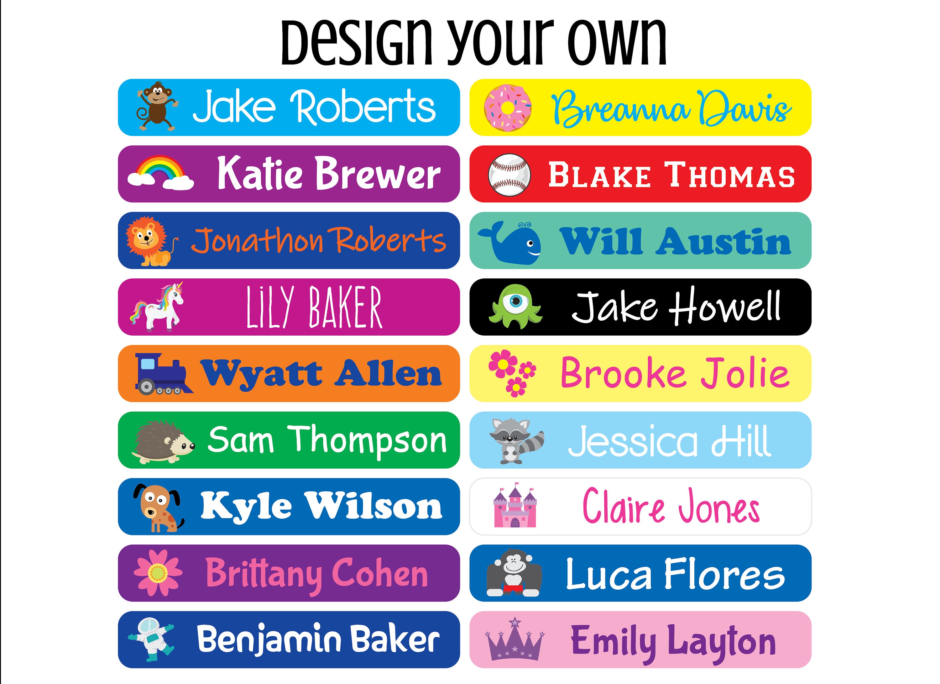 Best Labels for Daycare  Back To School Daycare Labels