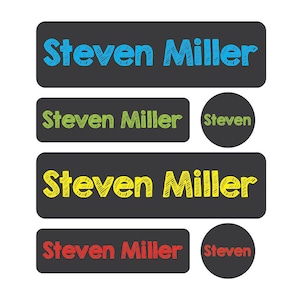Daycare Pack - Set of 60 Labels - Baby bottle labels, Daycare Labels, School Labels, Dishwasher safe - Pre-made Design