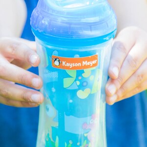 Daycare Labels - Dishwasher safe Labels- Waterproof Labels - Name Labels - Customized Labels - Name Stickers - School Supply Labels image 6