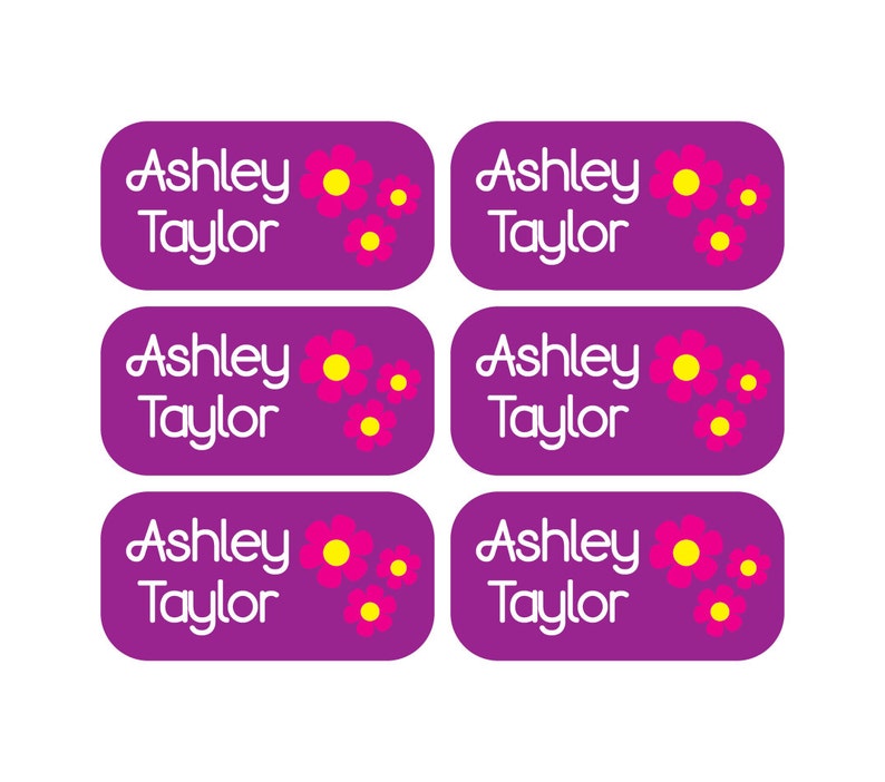 100 Personalized Clothing Tag Labels - Daycare Clothing Labels - Camp Clothing Labels - Waterproof Labels - Name Labels 