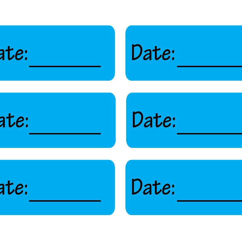 Expiration Date Labels - Etsy